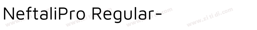 NeftaliPro Regular字体转换 NeftaliPro Regular字体转换